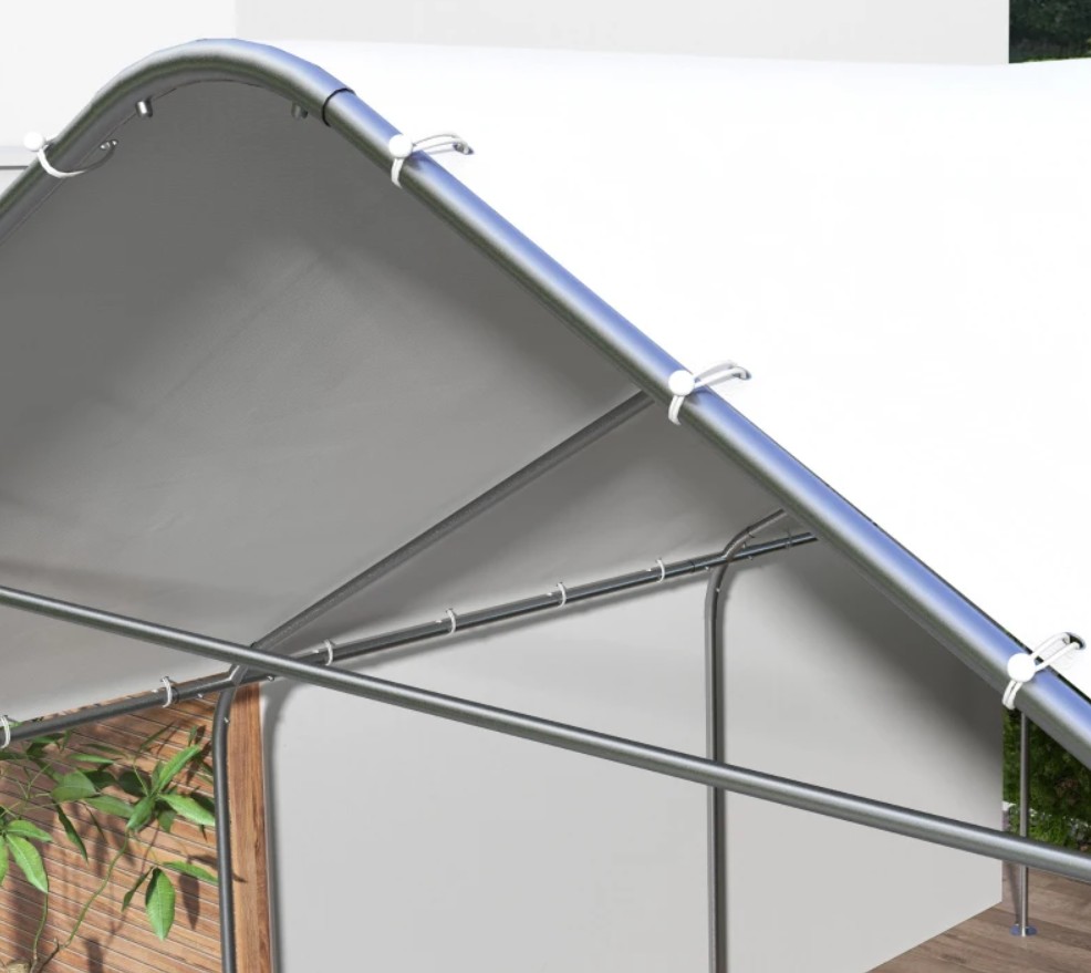 Outsunny 19 x 19 1/2 Foot Portable Carport