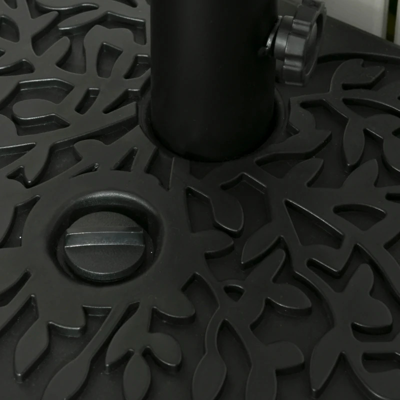 Outsunny 40 Pound Fillable Half Round Umbrella Base