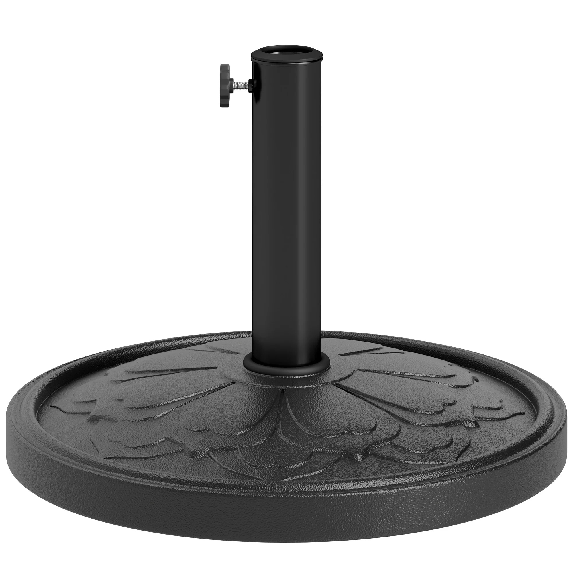 Outsunny Round Resin Patio Umbrella Base