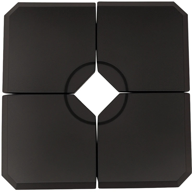 Outsunny 4 Piece Fillable Weighted Base for Offset Umbrellas