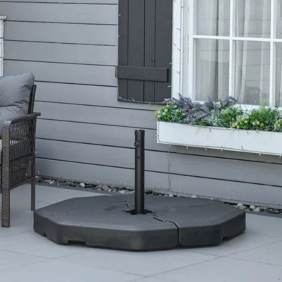 Outsunny 4 Piece Hexagonal Patio Umbrella Base