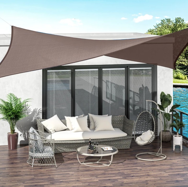 Outsunny 13 x 20 Sun Shade Sail Canopy