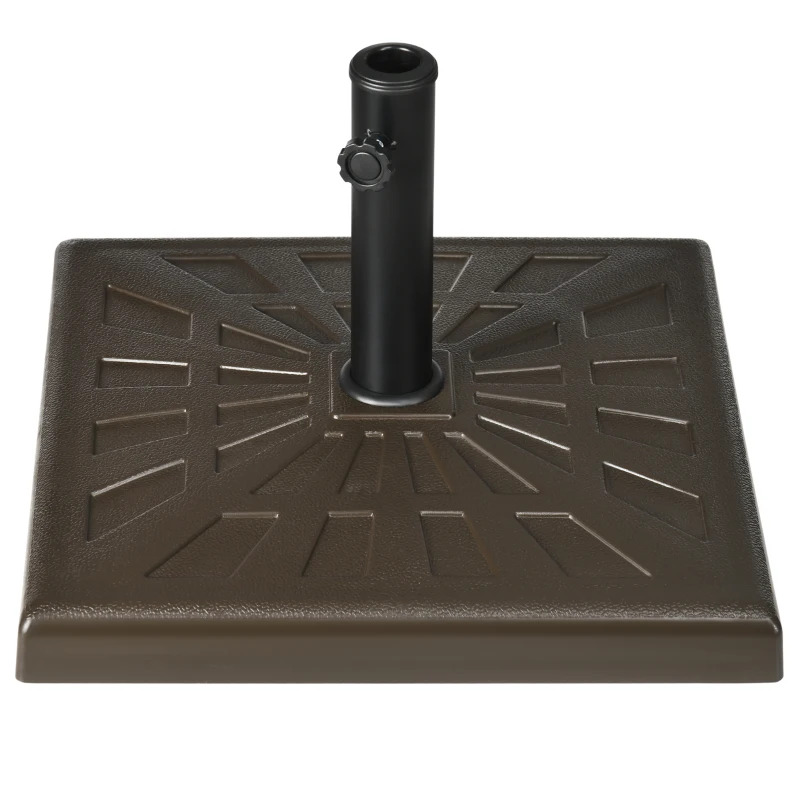 Outsunny 20 Inch Square Resin Outdoor Umbrella Base