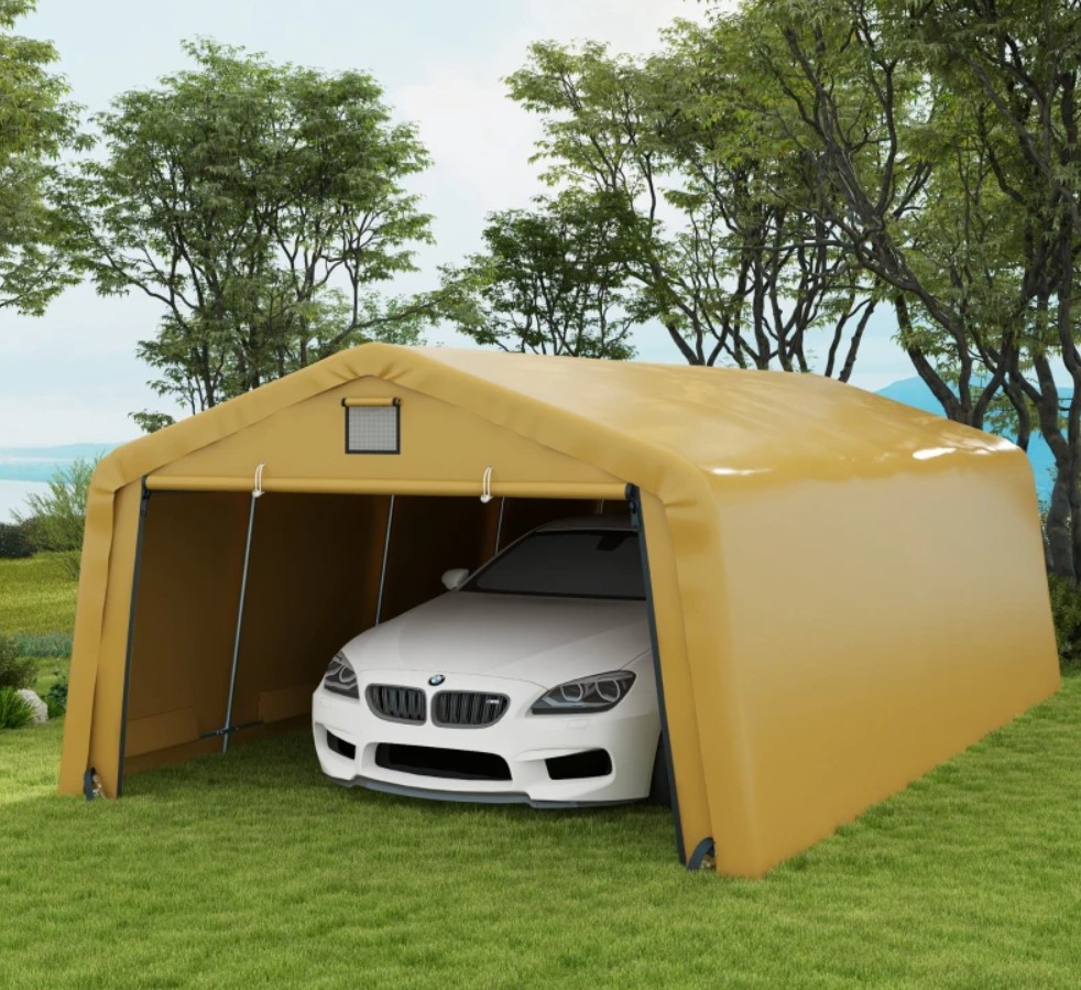 Outsunny 12 x 20 Foot Heavy Duty Carport