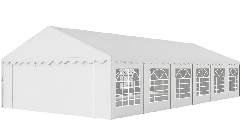 Outsunny 20 x 40 Foot Party Tent with Removable Sidewalls
