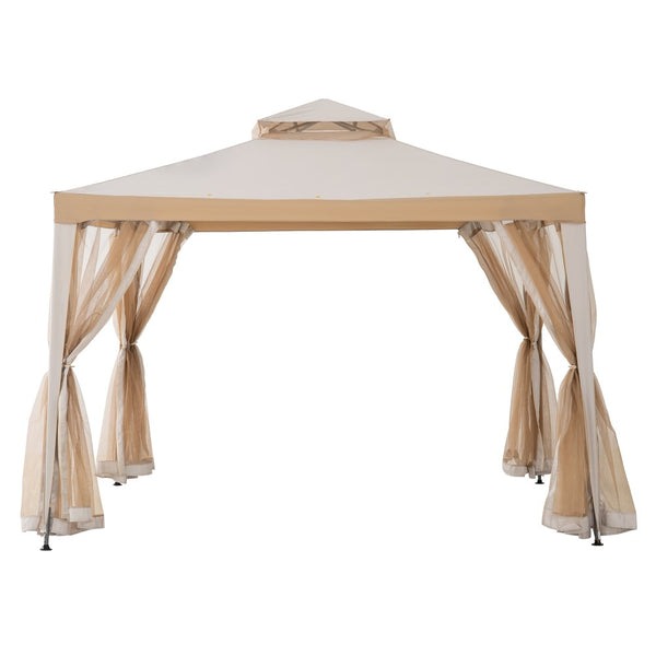 Sunjoy 10 x 10 Foot Chatam Soft-Top Mosquito Net Gazebo