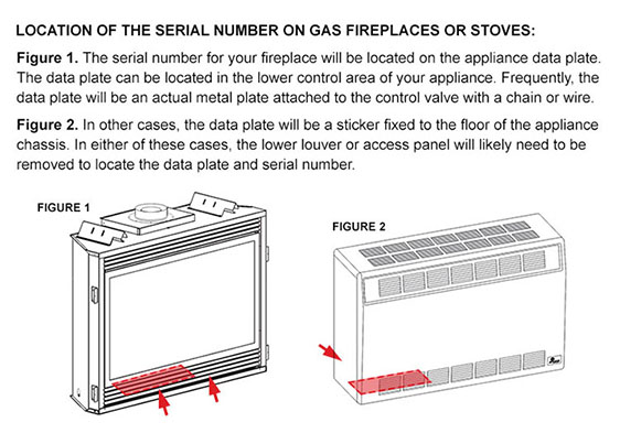 How To Find A Serial Number On Fireplaces & Stoves